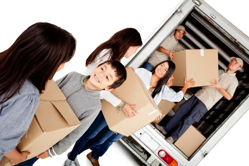 Packing boxes and materials for a Camden home move