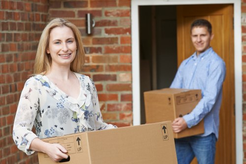 Commercial moving team planning a business relocation in Camden