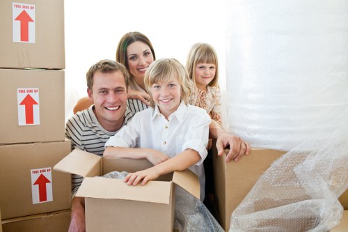 Unpacking service helping a Camden household settle in