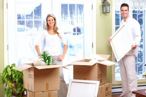 Careful handling of boxes and furniture during a Camden relocation