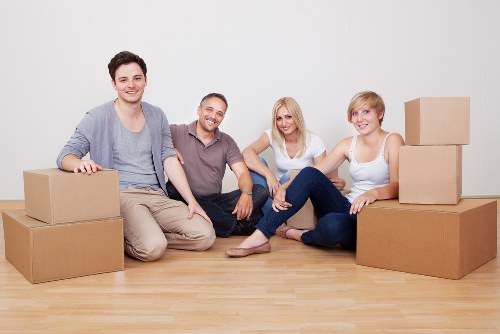 Camden same day removals van loading household items for an urgent move